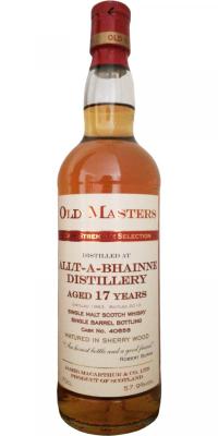 Allt-A-Bhainne 1993 JM Old Master's Cask Strength Selection #40658 57.9% 700ml