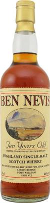 Ben Nevis 10yo Grand Gold Medal 1999 2000 2001 Bruxelles 46% 700ml