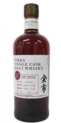 Yoichi 2009 Nikka Single Cask Malt Whisky 411131 59% 700ml