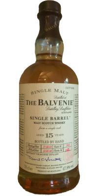 Balvenie 15yo Single Barrel #3956 47.8% 700ml