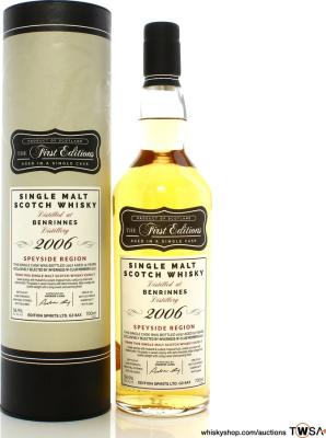 Benrinnes 2006 ED The 1st Editions Sherry Butt HL 13443 58.9% 700ml
