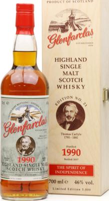 Glenfarclas 1990 Edition #21 Thomas Carlyle Sherry Casks 46% 700ml