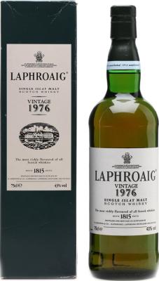 Laphroaig 1976 Vintage 43% 750ml