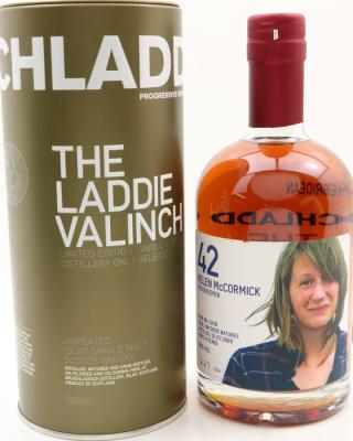 Bruichladdich 2009 Laddie Crew Valinch 42 Helen McCormick Vin Doux Naturel #2248 Distillery only 58% 500ml