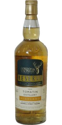 Tomatin 2001 GM Reserve 1st Fill Bourbon Barrel #3143 46% 750ml