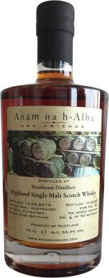 Strathearn 2014 ANHA Anam na h-Alba and Friends French Oak non peated #53 56.4% 700ml