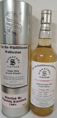 Clynelish 1991 SV The Un-Chillfiltered Collection #7118 46% 700ml