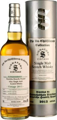 Bunnahabhain 2013 SV Staoisha The Un-Chillfiltered Collection 1st-fill Wine Butt Finish Cask 2 + 3 46% 700ml