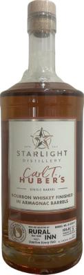 Starlight Distillery 4yo Carl T. Huber's Single Barrel Armagnac Barrel Finish Rural Inn 52.8% 750ml