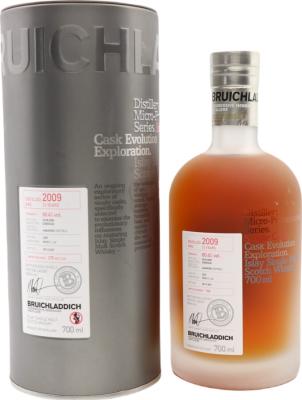 Bruichladdich 2009 Amarone Cask 1st fill The Laddie Crew UK 60.4% 700ml