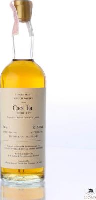 Caol Ila 1967 RWD 46% 750ml