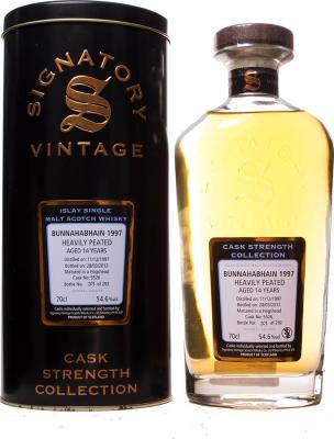 Bunnahabhain 1997 SV Vintage Collection Heavily Peated #5526 54.6% 700ml