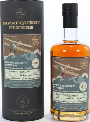 Dumbarton 1997 AWWC Infrequent Flyers Virgin Oak Barrel #178 55.3% 700ml