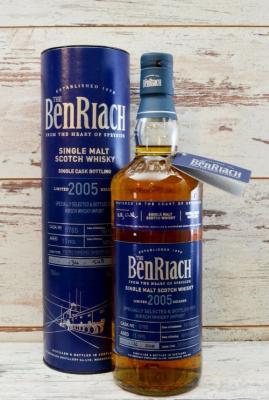 BenRiach 2005 Single Cask Bottling Bourbon Barrel #2551 Premium Spirits 56.1% 700ml
