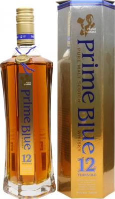 Prime Blue 12yo MBo Pure Malt Scotch Whisky 40% 700ml