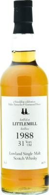 Littlemill 1988 TAA Hideo Yamaoka #162 Singapore taa & Japan HY 48.7% 700ml