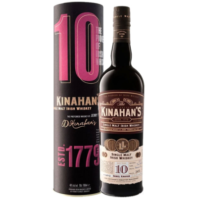 Kinahan's 10yo Single Malt Irish Whisky American Oak 46% 700ml