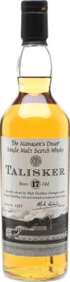 Talisker 17yo The Manager's Dram 55.2% 700ml