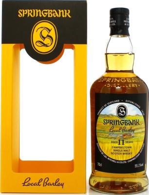 Springbank 11yo Local Barley 55.1% 700ml