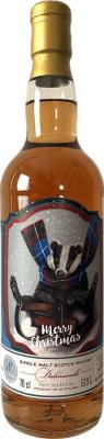 Dalmunach 2015 TCaH Festive Bottlings Merry Christmas Bourbon + 1st Fill Sauternes for 555 Days 57.9% 700ml