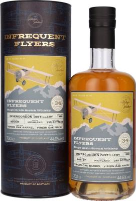 Invergordon 1988 AWWC Infrequent Flyers Virgin Oak Barrel 44.6% 700ml