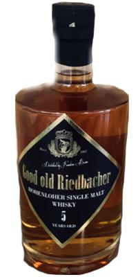 Good Old Riedbacher 2016 4yo Barrique und 1 year Hohenloher Eiche 40% 700ml