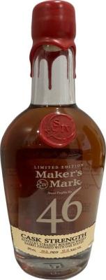 Maker's 46 Cask Strength Limited Edition Barrel Finished with Oak Staves 55.15% 375ml