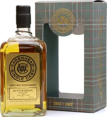 Bunnahabhain 1989 CA Single Cask Bourbon Hogshead 42.6% 700ml