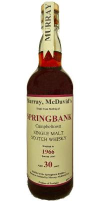 Springbank 1966 MM Sherry Cask 46% 700ml