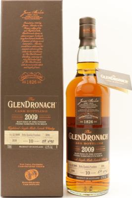 Glendronach 2009 Cask Bottling Batch 18 Pedro Ximenez Puncheon #2091 61.9% 700ml