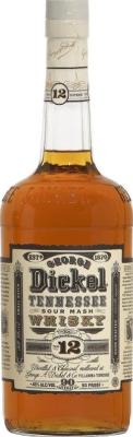 George Dickel No. 12 Tennessee Sour Mash Whisky American White Oak 45% 1000ml