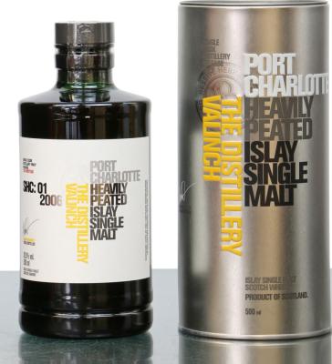 Port Charlotte SHC: 01 2006 The Distillery Valinch 1st Fill Sherry #2134 62.9% 500ml