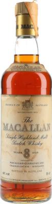 Macallan 8yo Sherry Wood Matured 43% 750ml