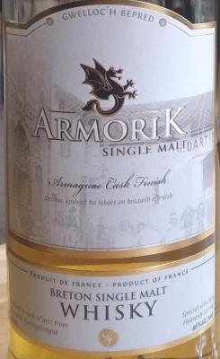 Armorik Armagnac Cask Finish Single Cask Bourbon + Dartigalongue Armagnac Cask Finish 8151 46% 700ml