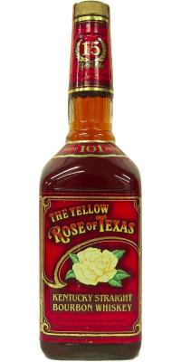 The Yellow Rose of Texas 15yo Kentucky Straight Bourbon Whisky 50.5% 750ml