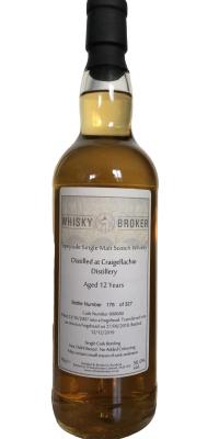 Craigellachie 2007 WhB Oloroso Hogshead Finish #900680 50% 700ml