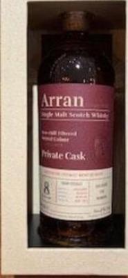 Arran 2012 Private Cask Sherry Hogshead 2012/2080 Denmark Exclusive 60.8% 700ml