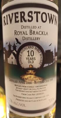 Royal Brackla 2008 RT 58.2% 700ml