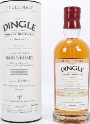 Dingle Single Malt 2nd Small Batch Release PX Oloroso Bourbon Casks 46.5% 700ml
