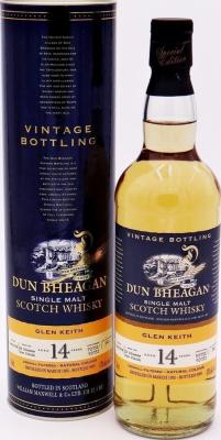 Glen Keith 1995 IM Dun Bheagan St. Etienne Rum Finish 92051 + 52 43% 700ml