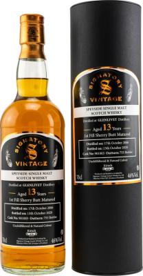 Glenlivet 2006 SV Vintage Collection 1st Fill Ex-Sherry Butt #901003 Kirsch Import 46% 700ml