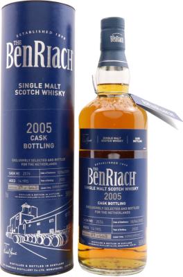 BenRiach 2005 Single Cask Bottling 14yo Oloroso Sherry Butt #2576 The Netherlands Exclusive 58.8% 700ml