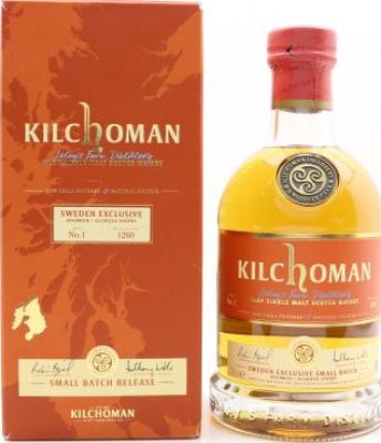 Kilchoman Sweden Small Batch Release #1 Bourbon Oloroso Sherry 47.2% 700ml