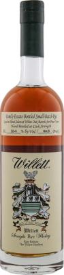 Willett 2yo Family Estate Bottled Small Batch Rye White Oak Barrels 55.4% 750ml