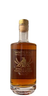 Santis Malt 4yo Single Cask Exploration Smoke Beer Cognac 54.3% 500ml