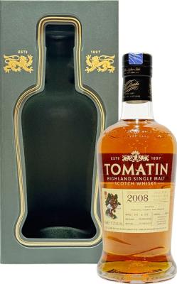 Tomatin 2008 Single Cask Year of The Dragon 1st Fill Amontillado Sherry Malaysia 61.2% 700ml