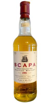 Scapa 1991 GM Licensed Bottling 40% 700ml