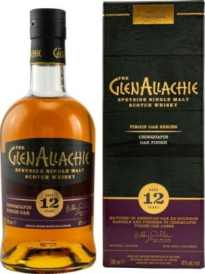 Glenallachie 12yo Virgin Oak Series Chinquapin Oak 48% 700ml