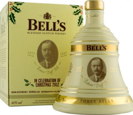 Bell's Three Bells Robert Duff Bell Christmas 2012 Decanter Limited Edition 40% 700ml