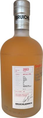 Bruichladdich 2003 Micro-Provenance Bourbon Calvados Cask finish 002 Cava Benito Andorra 46% 700ml